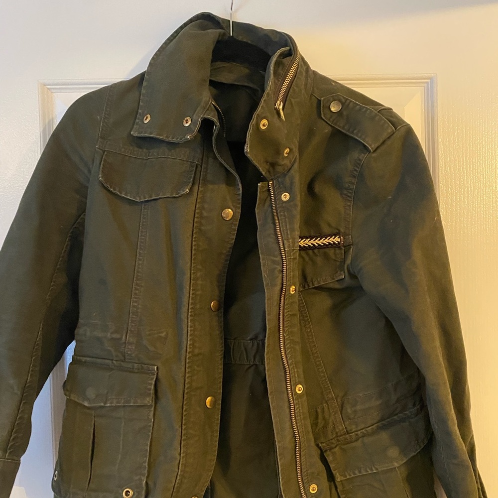 H&M Green Cargo Jacket